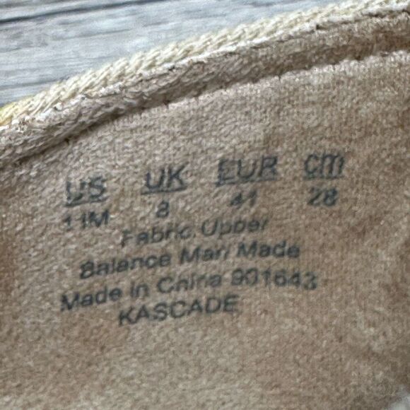 LifeStride~Women’s~”Kascade”~Tan Espadrille Mary Jane Wedge Heels~Size 11 - Picture 9 of 9